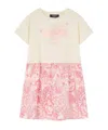 Versace Underwater Barocco T-shirt Dress In Pink