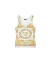 Versace Underwater Barocco Fitted Tank Top