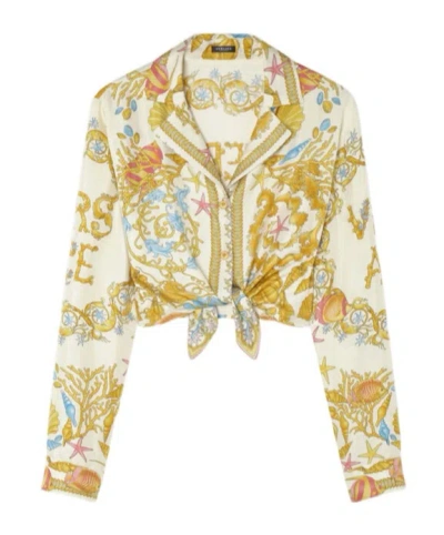 VERSACE VERSACE BAROCCO PRINTED SHIRT