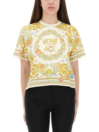VERSACE "UNDERWATER BAROQUE" T-SHIRT