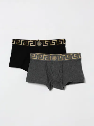 Versace Underwear Men  In Black