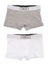 Versace Multicolor Boxer Set For Boy With Logo In Multi