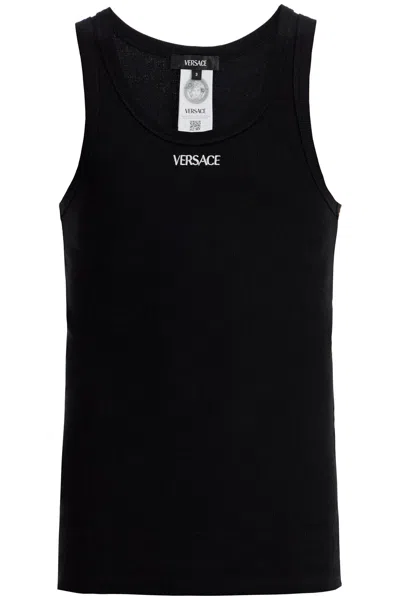 Versace Underwear Tank Top In Black