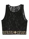 Versace Underwear Top Baroque Jacq Clothing In Black