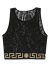 Versace Underwear Top Baroque Jacq Clothing In Black