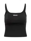 Versace Underwear Top Tex In Black