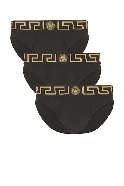 Versace Underwear Tri-pack In Black