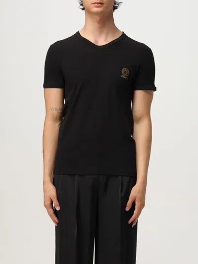 VERSACE T-SHIRT VERSACE MEN COLOR BLACK,h20418002