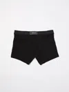 Versace Black 90s Vintage Logo Ribbed Boxer Briefs In Black