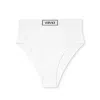 Versace Logo-waistband Fine-ribbed Briefs In Bianco