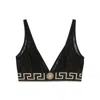 Versace Greca Print Triangle Bralette