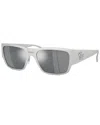 Versace Sonnenbrille Mit Eckigem Gestell In Gray