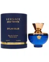 Versace Unisex 3.4oz Dylan Blue Edp In Transparent