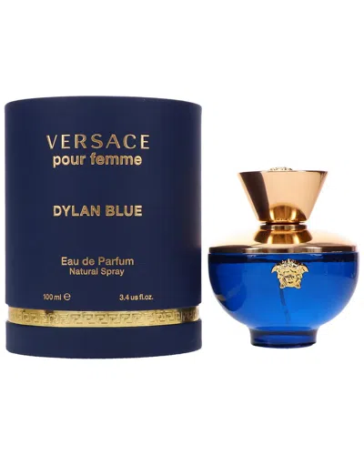 Versace Unisex 3.4oz Dylan Blue Edp In Transparent