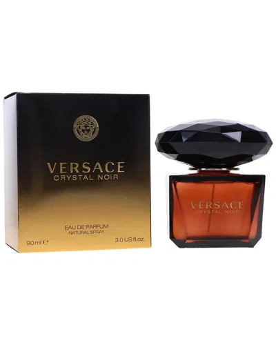 Versace Unisex 3oz Crystal Noir Edp In Transparent