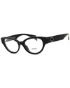 Versace Unisex 51mm Optical Frames In Black