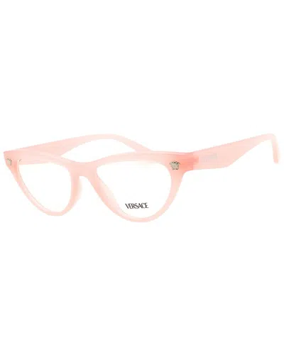 Versace Unisex 52mm Optical Frames In Pink