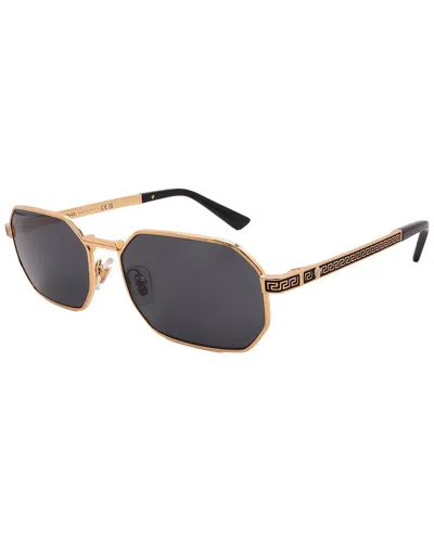 Versace Unisex 54mm Sunglasses In Gold