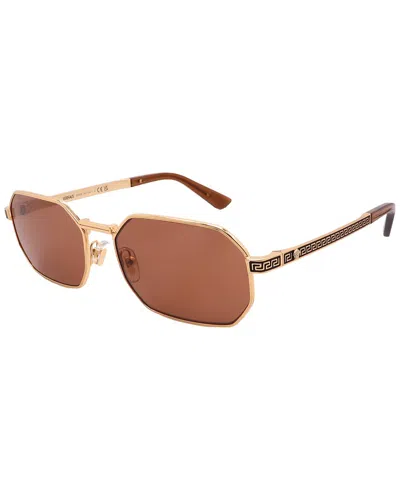 Versace Unisex 54mm Sunglasses In Transparent