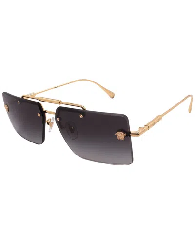 Versace Unisex 60mm Sunglasses In Gold