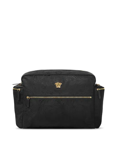Versace Unisex Barocco Changing Bag In Brown