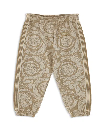 Versace Unisex Barocco Kids Jacquard Fleece Sweatpants - Baby, Little Kid In Brown