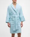 Versace Unisex Barocco Sleeve Robe In Pink