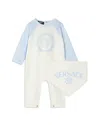 Versace Unisex Coverall & Bib - Baby In Blue