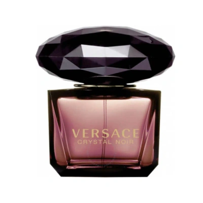 Versace Unisex Crystal Noir Edt Spray 3.0 oz (tester) Fragrances 8018365071476 In Black