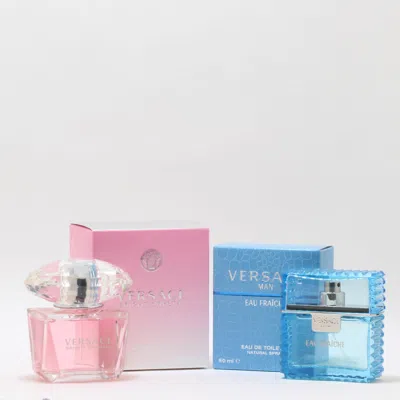 Versace Unisex Duo Gift Set Fragrances 746480092462