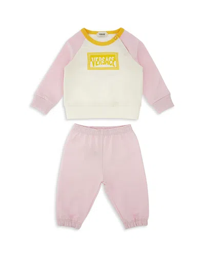 Versace Unisex Etichette Club Fleece Set - Baby In Purple