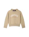 Versace Unisex Love Graphic Fleece Sweatshirt - Little Kid In Sand Castle