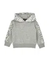 Versace Unisex Melange Fleece Barocco Hoodie - Baby, Little Kid In Gray