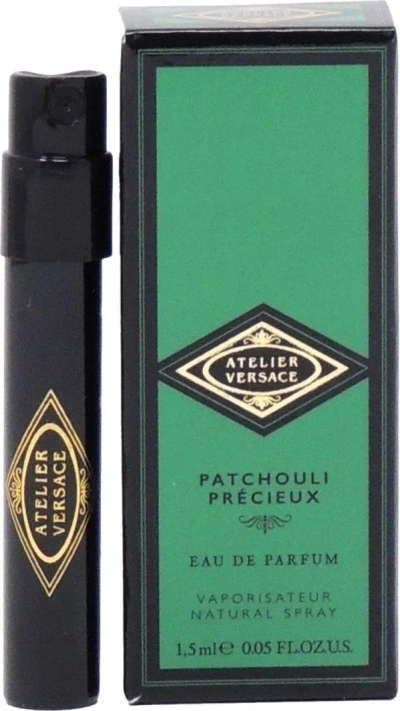 Versace Unisex Patchouli Precieux Edp Spray 0.05 oz Fragrances 8011003893140 In Black