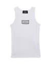 Versace Unisex Ribbed Logo Tank Top - Little Kid, Big Kid In Multi