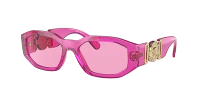 Versace Unisex Sunglass Ve4361 Biggie In Fuchsia