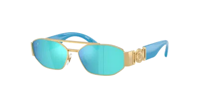 Versace Unisex Sunglass Vk2003 In Blue