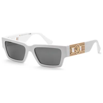 Versace Unisex Sunglasses In Gray