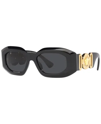 Versace Unisex Sunglasses, Ve4425u In Black