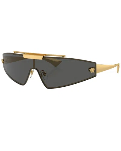 Versace Unisex Ve2265 44mm Sunglasses In Gold