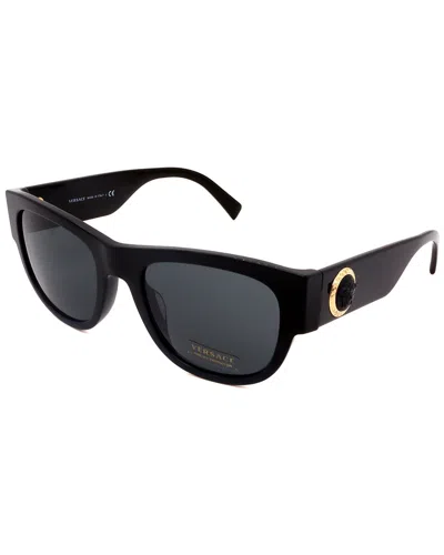 Versace Unisex Ve4359 55mm Sunglasses In Black