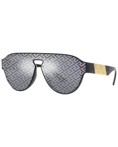 Versace Unisex Ve4420 44mm Sunglasses In Black