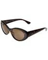 Versace Women's 53mm Havana Sunglasses Ve4455u-108-73-53
