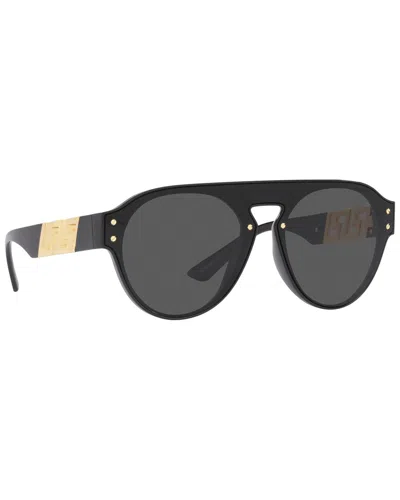Versace Unisex 4420 44mm Sunglasses In Black