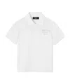 Versace Printed Polo Shirt In White