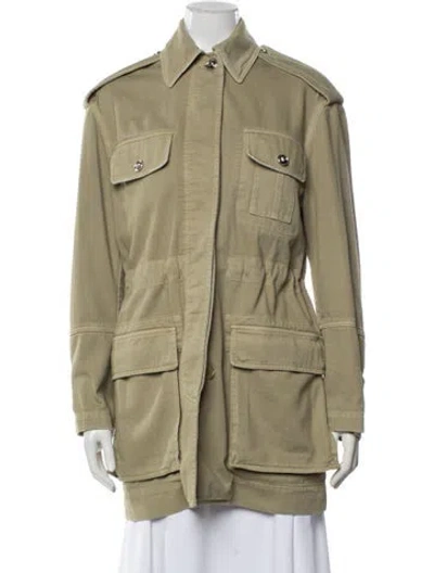 Pre-owned Versace Utility Jacket In Green