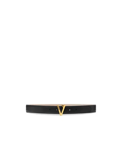 Versace V-shaped Belt In Black