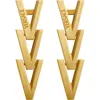 Versace Drop Earrings In  Gold