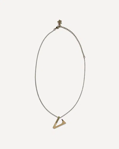 VERSACE V CHAIN NECKLACE