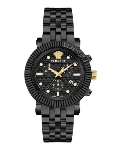 Versace V-chrono Classic Bracelet Watch In Multi